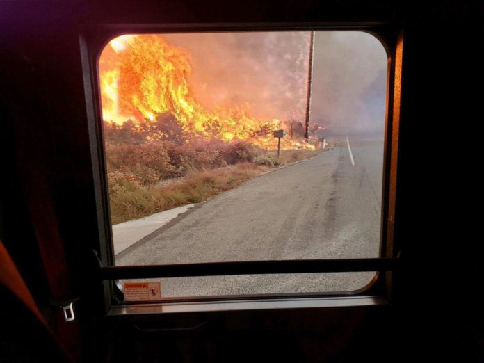 Tenaja Fire in Murrieta California