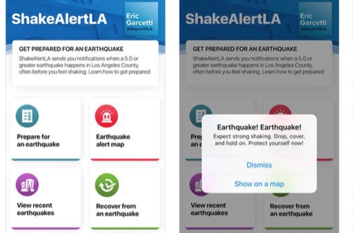 California Earthquake Warning System Debuts